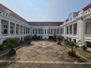インドネシア銀行博物館の中庭