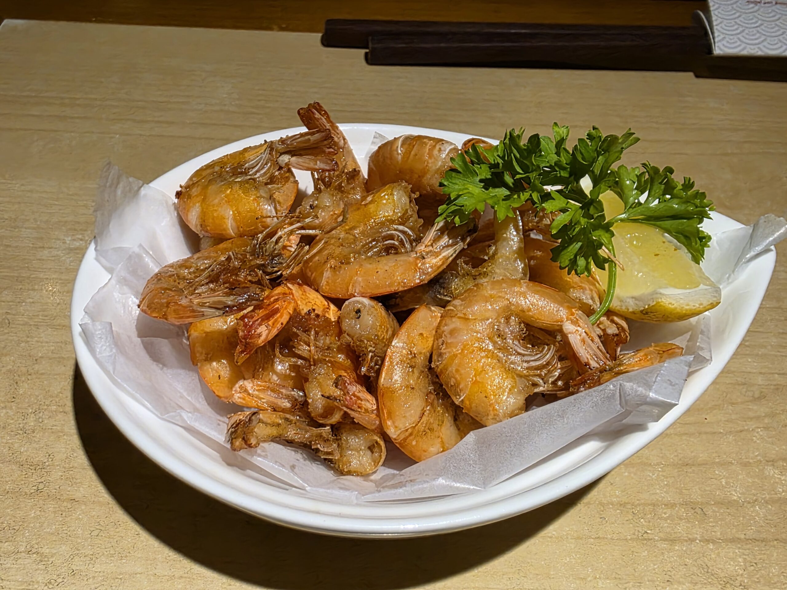 食べ応えのあった「小エビ唐揚げ」