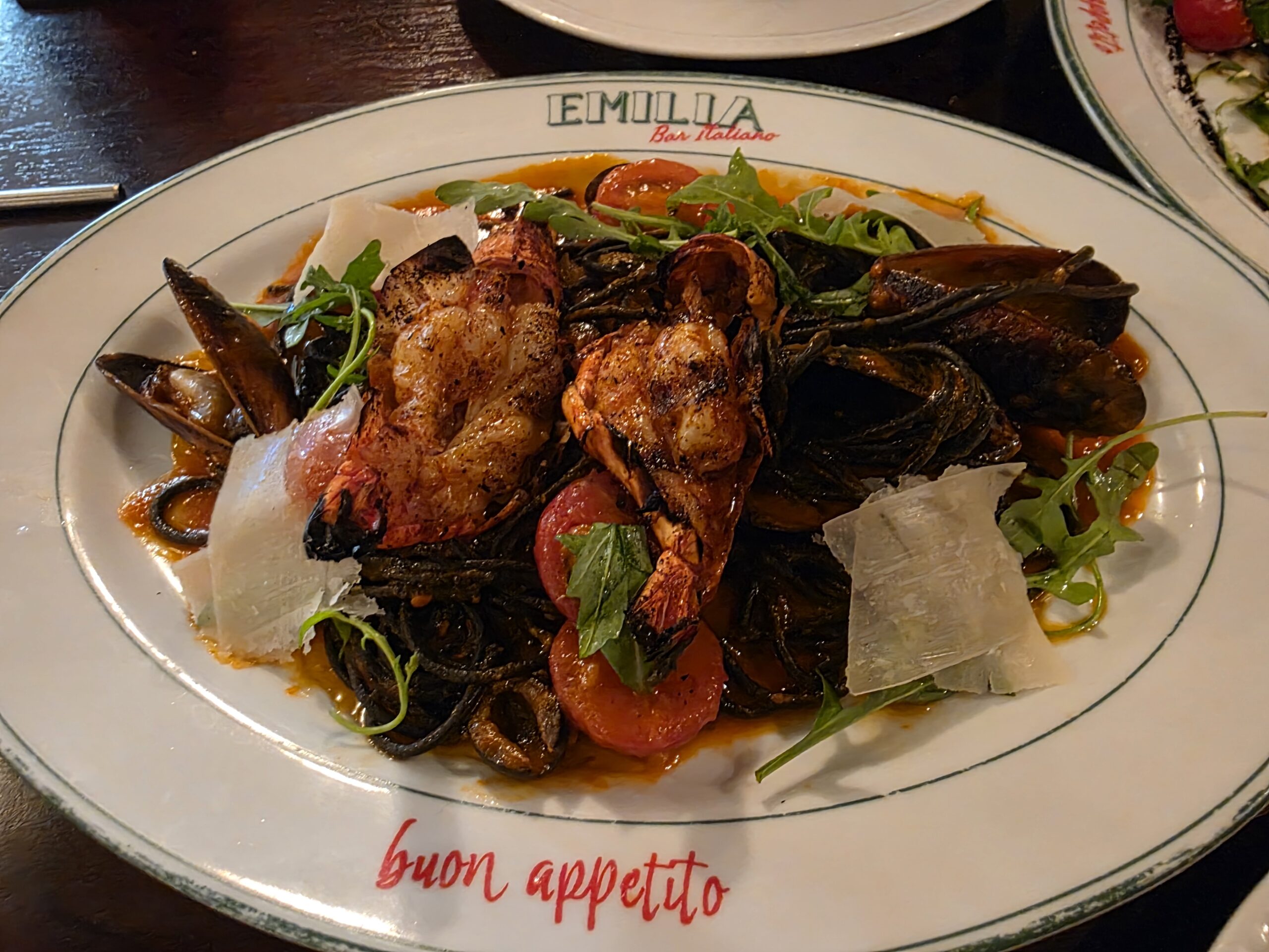 豪快な魚介パスタ、Spaghetti Alle Pescatore
