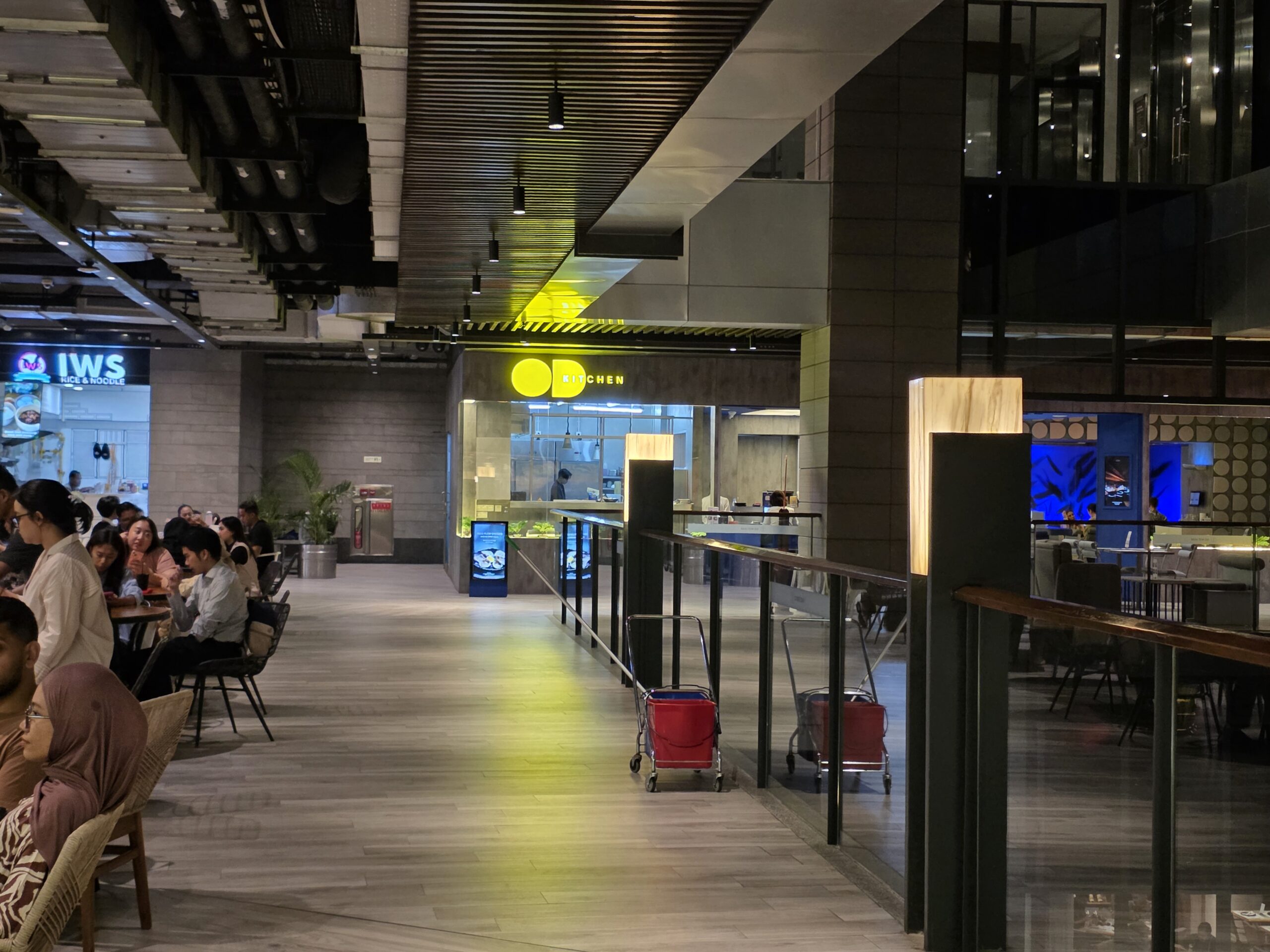 こちらがOD Kitchenの外観。奥の方にあります。