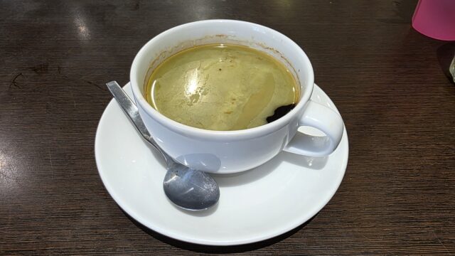 ア・メイ・カフェで出されたバター・コーヒー