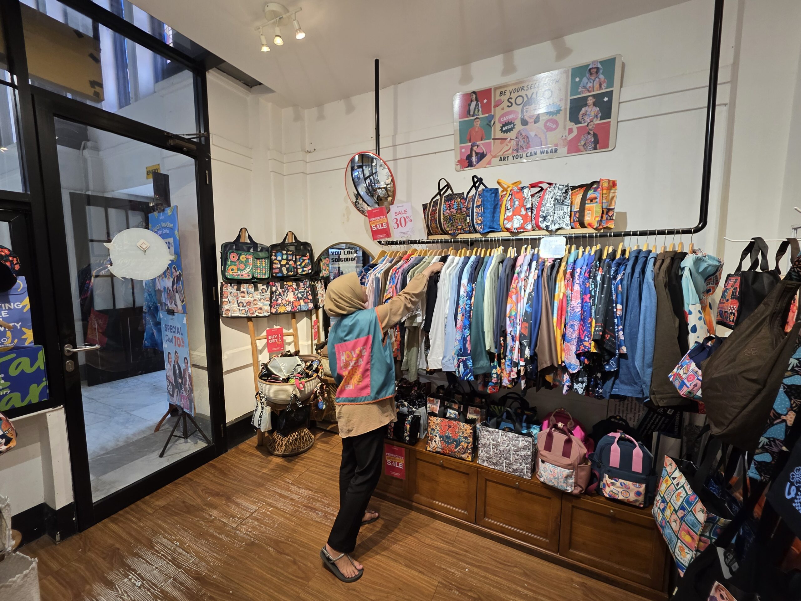 Sovlo（ソフロ）の店内。おしゃれなアイテムがたくさん！